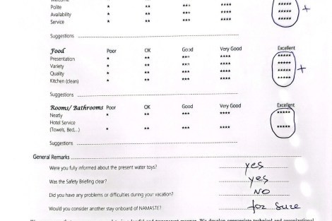 Review img # 68 of the yacht NAMASTE (SAMANA)