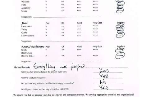 Review img # 62 of the yacht NAMASTE (SAMANA)