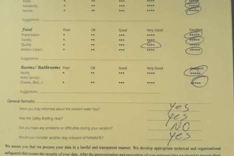 Review img # 25 of the yacht NAMASTE (SAMANA)