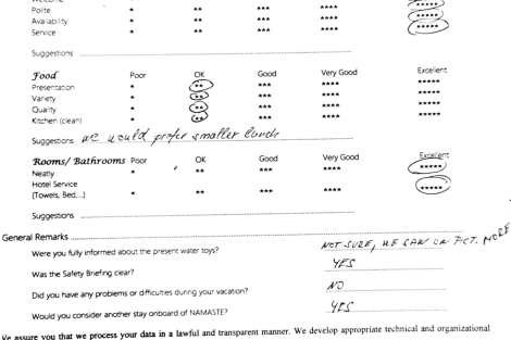 Review img # 110 of the yacht NAMASTE (SAMANA)