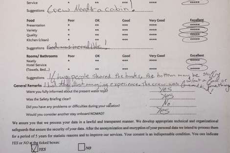 Review img # 2 of the yacht NOMAD