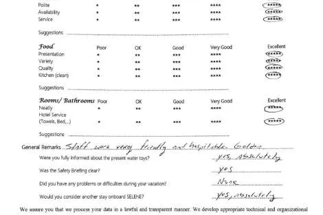 Review img # 82 of the yacht SELENE