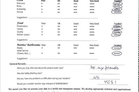 Review img # 82 of the yacht SERENISSIMA