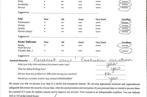 Review img # 34 of the yacht SERENISSIMA