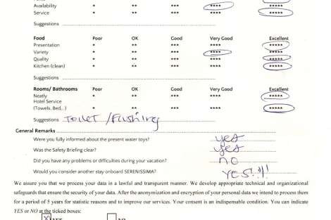 Review img # 12 of the yacht SERENISSIMA