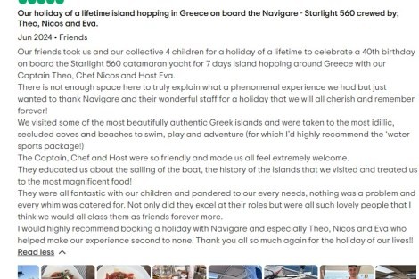 Review img # 4 of the yacht Starlight