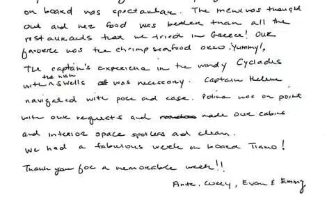 Review img # 44 of the yacht TiAmo