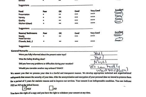 Review img # 67 of the yacht TiAmo